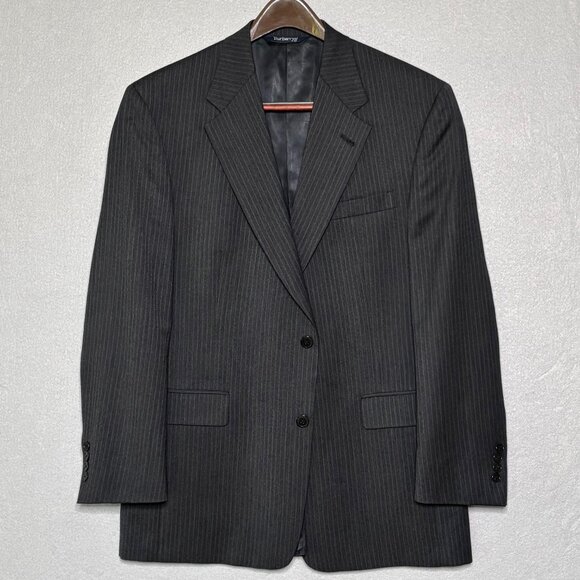 Burberry Other - Burberrys Blazer Suit Jacket Sport Coat Gray Pinstripe Size 40R
